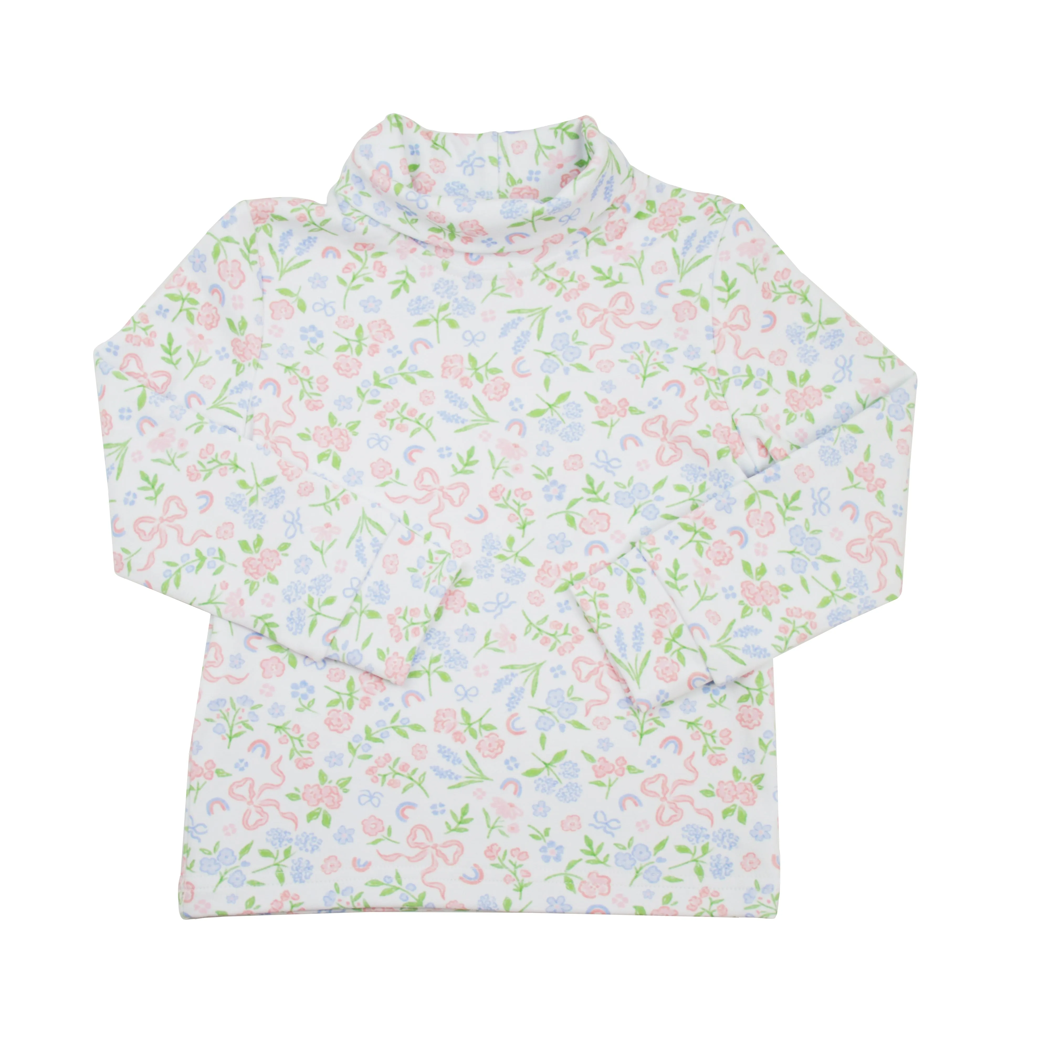 Dotsy Floral Turtleneck