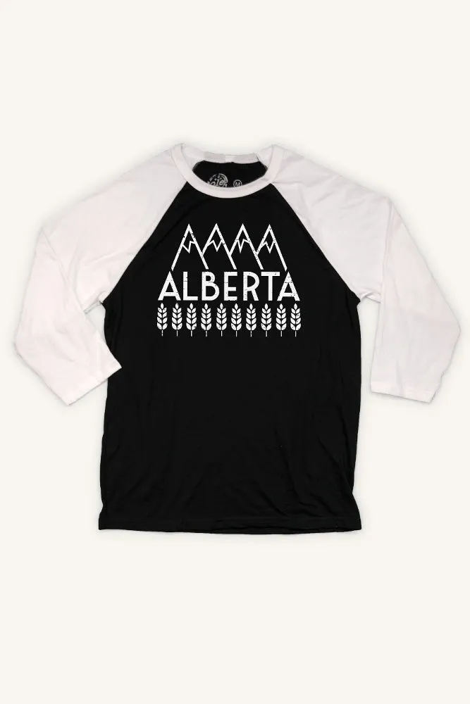 Explore Alberta Baseball Shirt (Unisex)