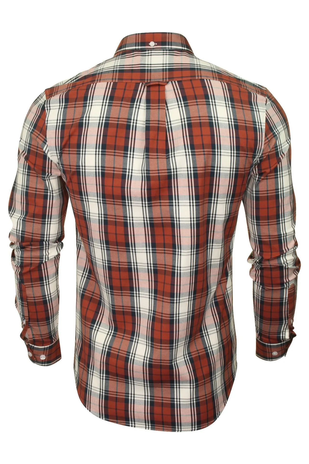 Farah Mens Check Shirt 'Brewer Blackwatch' - Long Sleeved