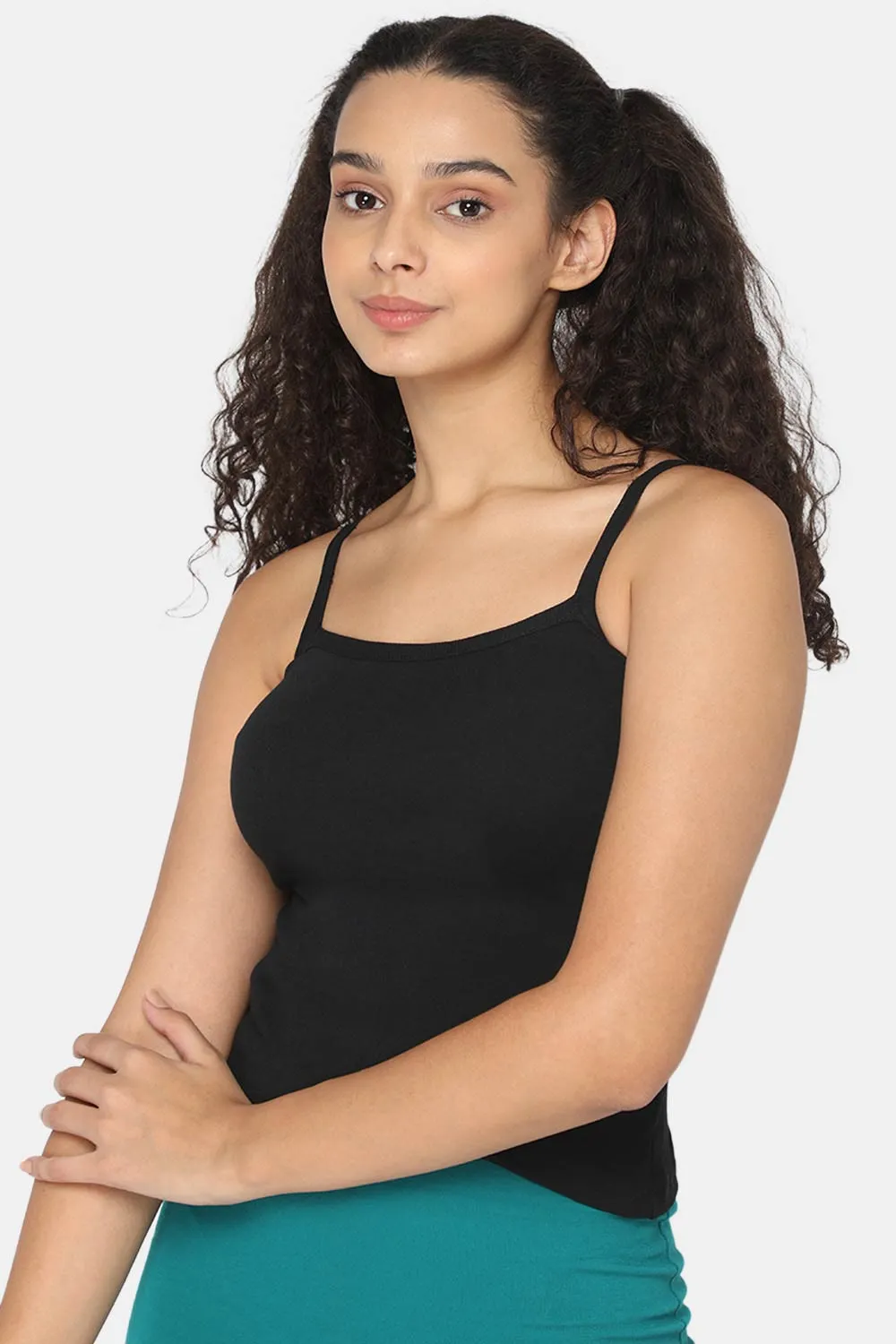 Full Coverage Non-Padded 100% Cotton Intimacy Slip Camisole - IN01