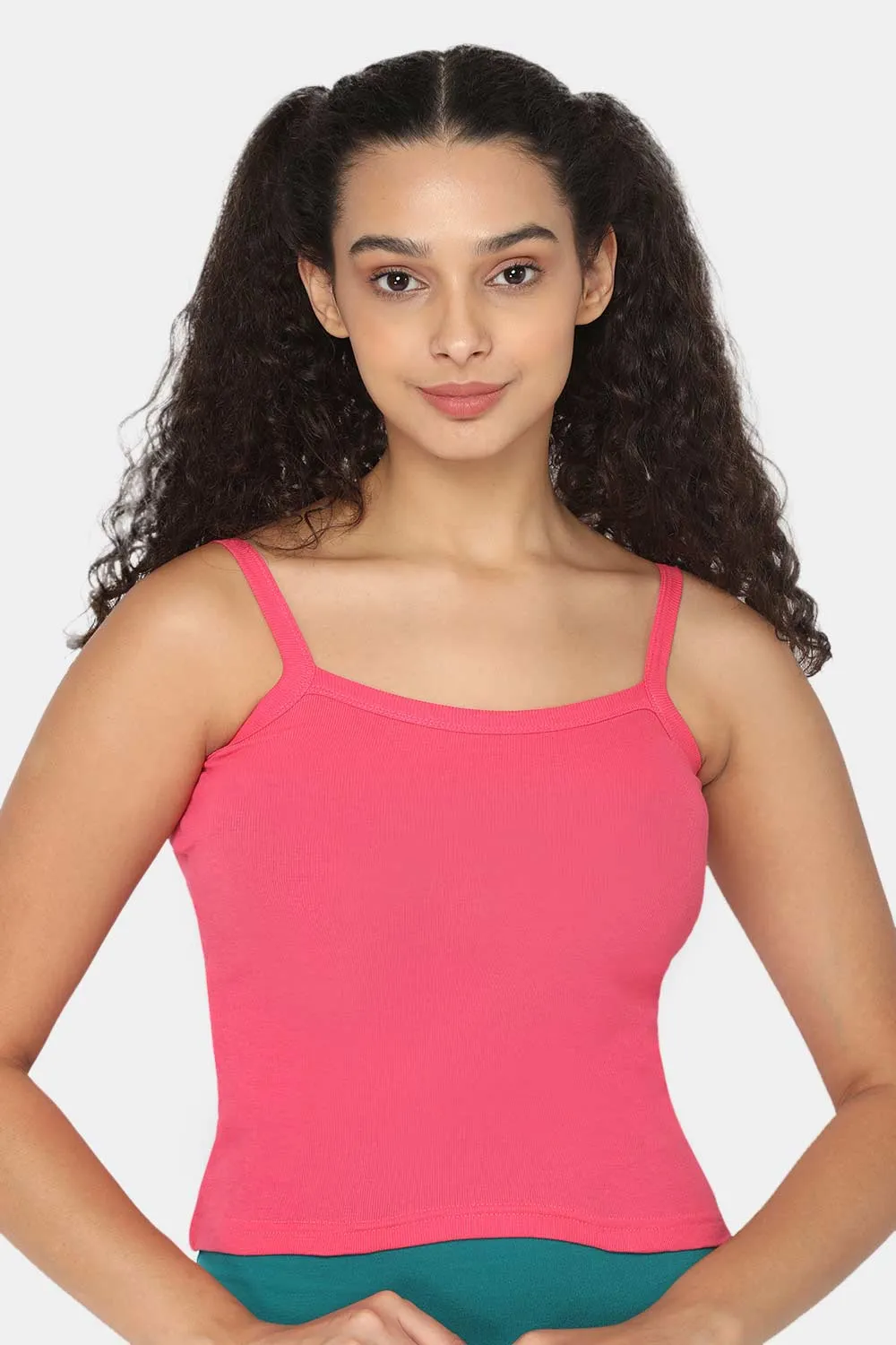 Full Coverage Non-Padded 100% Cotton Intimacy Slip Camisole - IN01