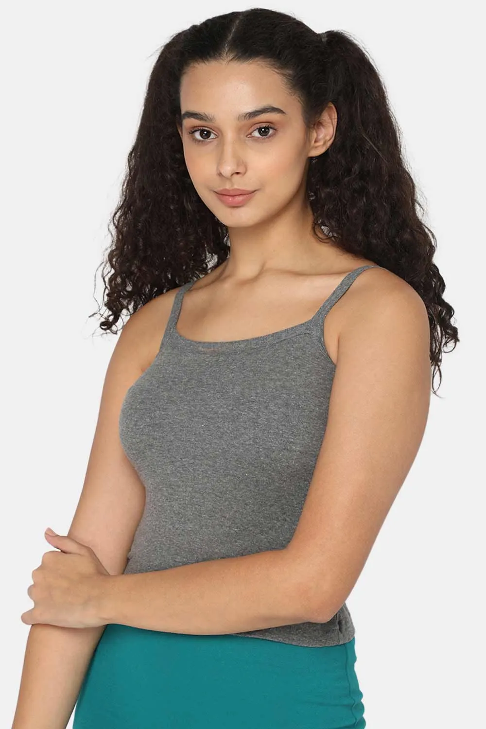 Full Coverage Non-Padded 100% Cotton Intimacy Slip Camisole - IN01