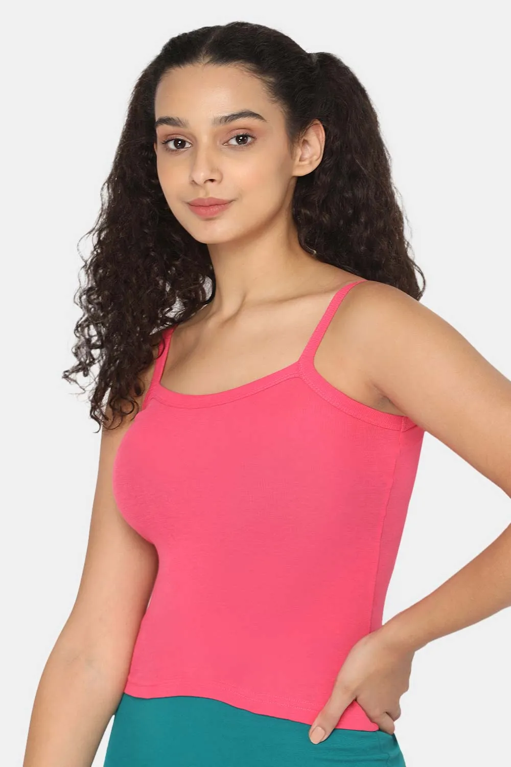 Full Coverage Non-Padded 100% Cotton Intimacy Slip Camisole - IN01