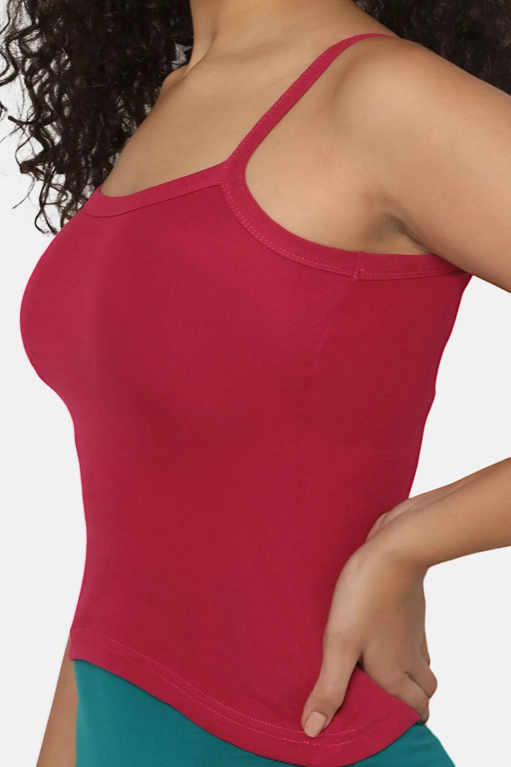 Full Coverage Non-Padded 100% Cotton Intimacy Slip Camisole - IN01