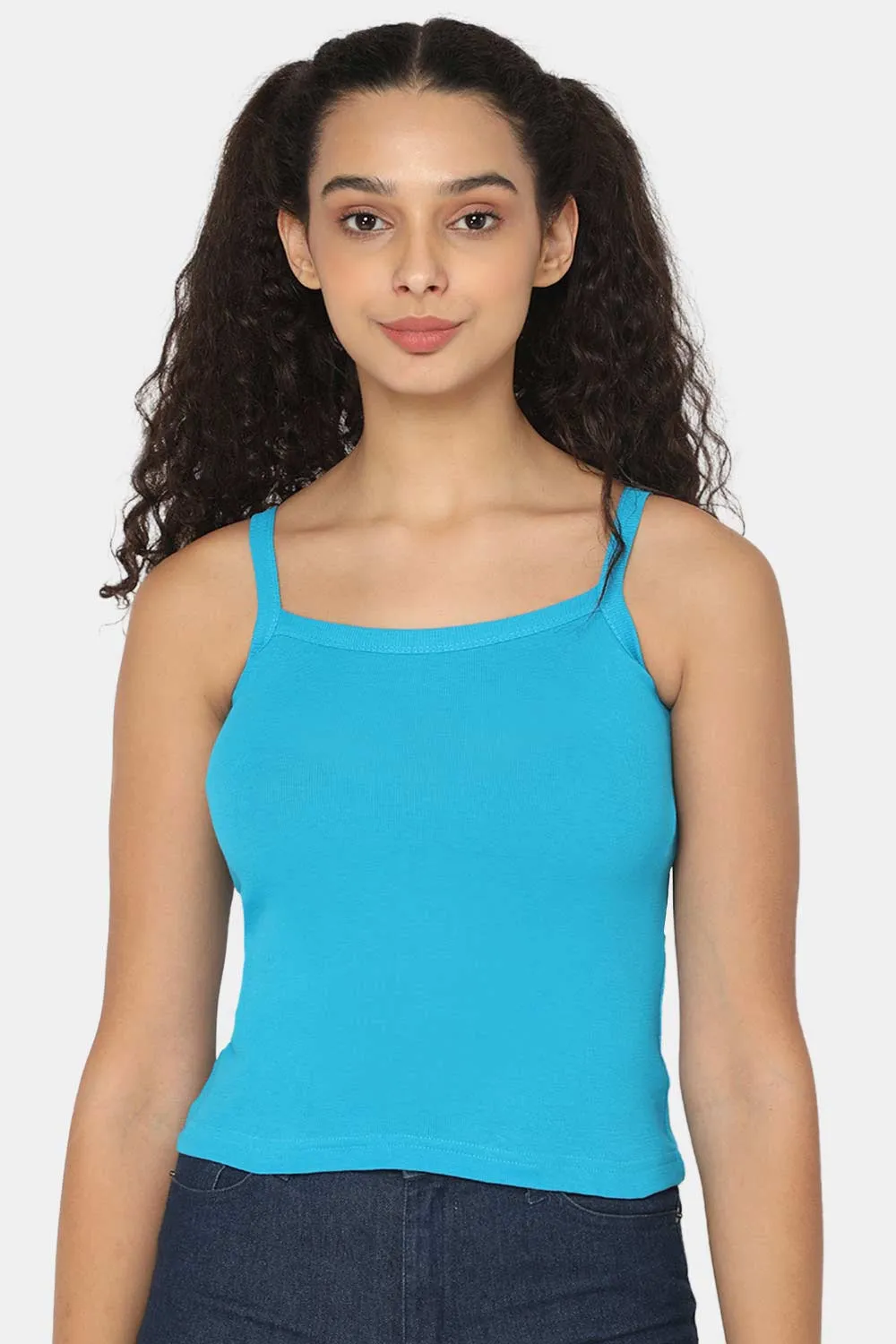 Full Coverage Non-Padded 100% Cotton Intimacy Slip Camisole - IN01