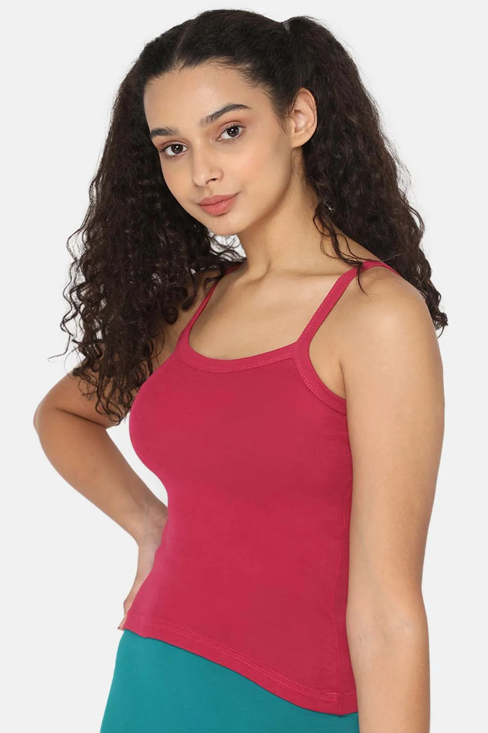 Full Coverage Non-Padded 100% Cotton Intimacy Slip Camisole - IN01