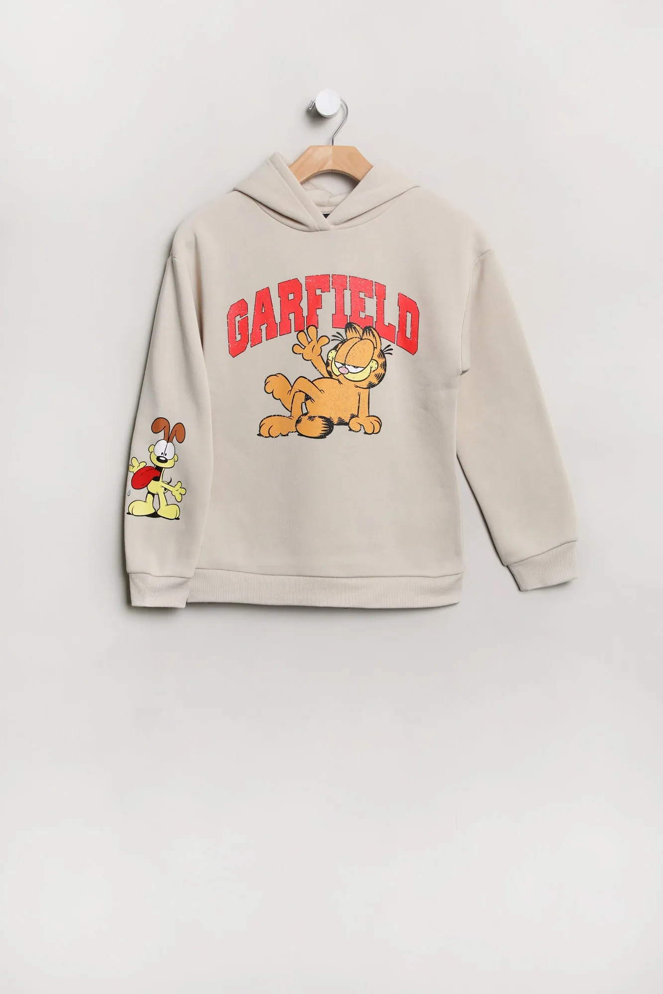 Girls' Garfield And Odie Graphic Hoodie