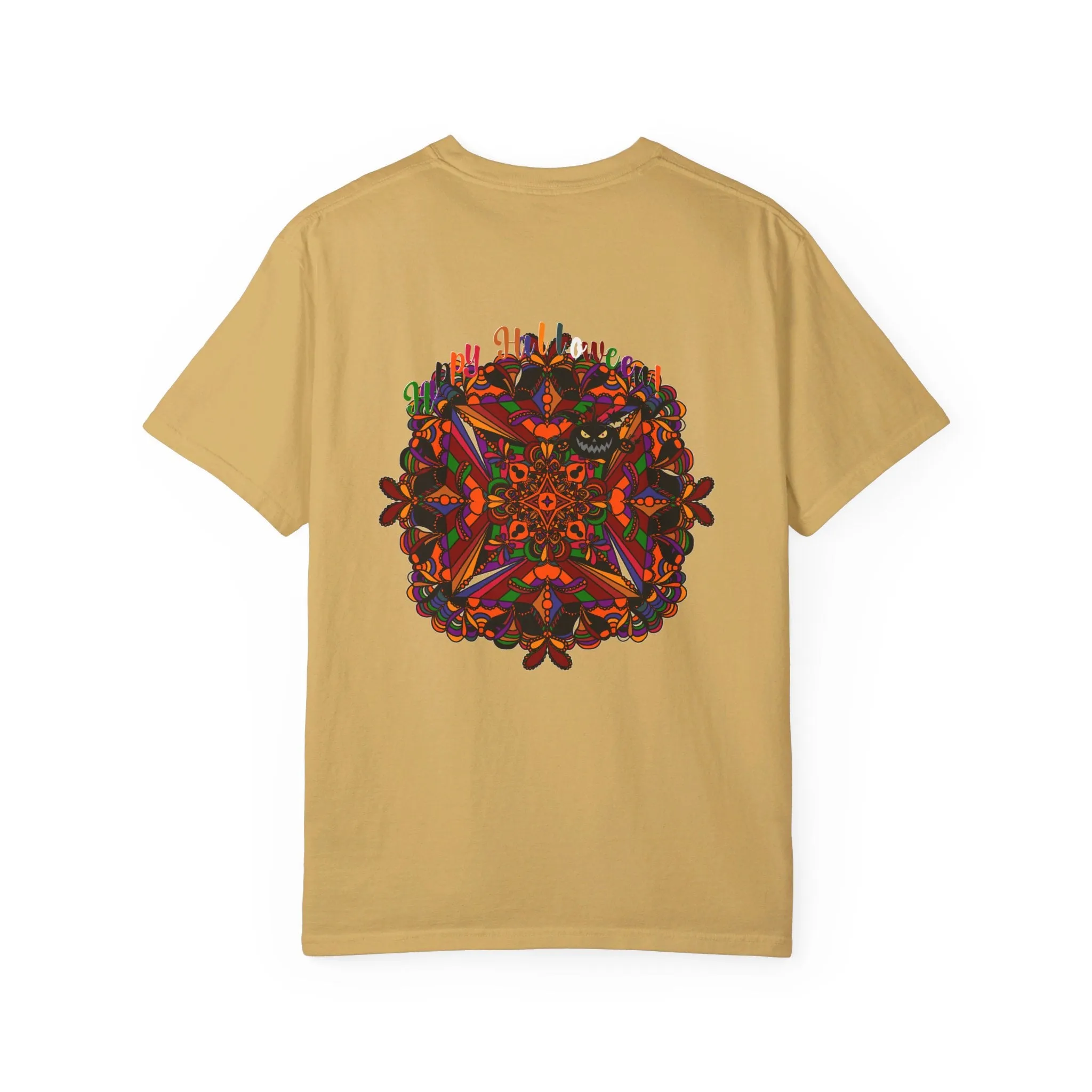 Handmade Pumpkin Mandala Design Tee