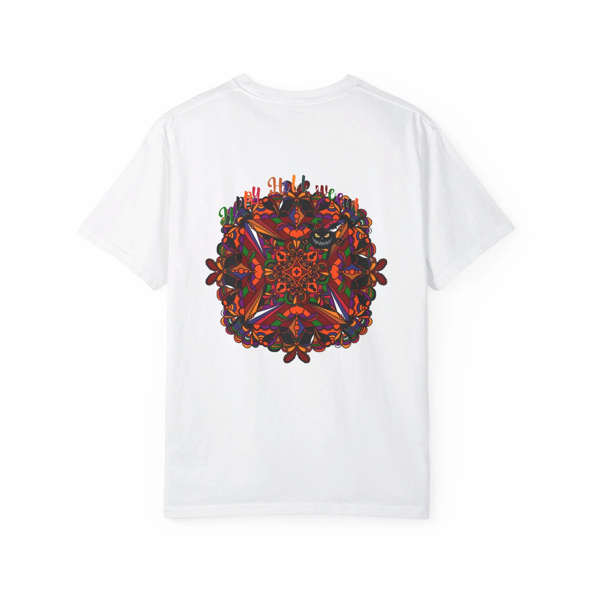 Handmade Pumpkin Mandala Design Tee