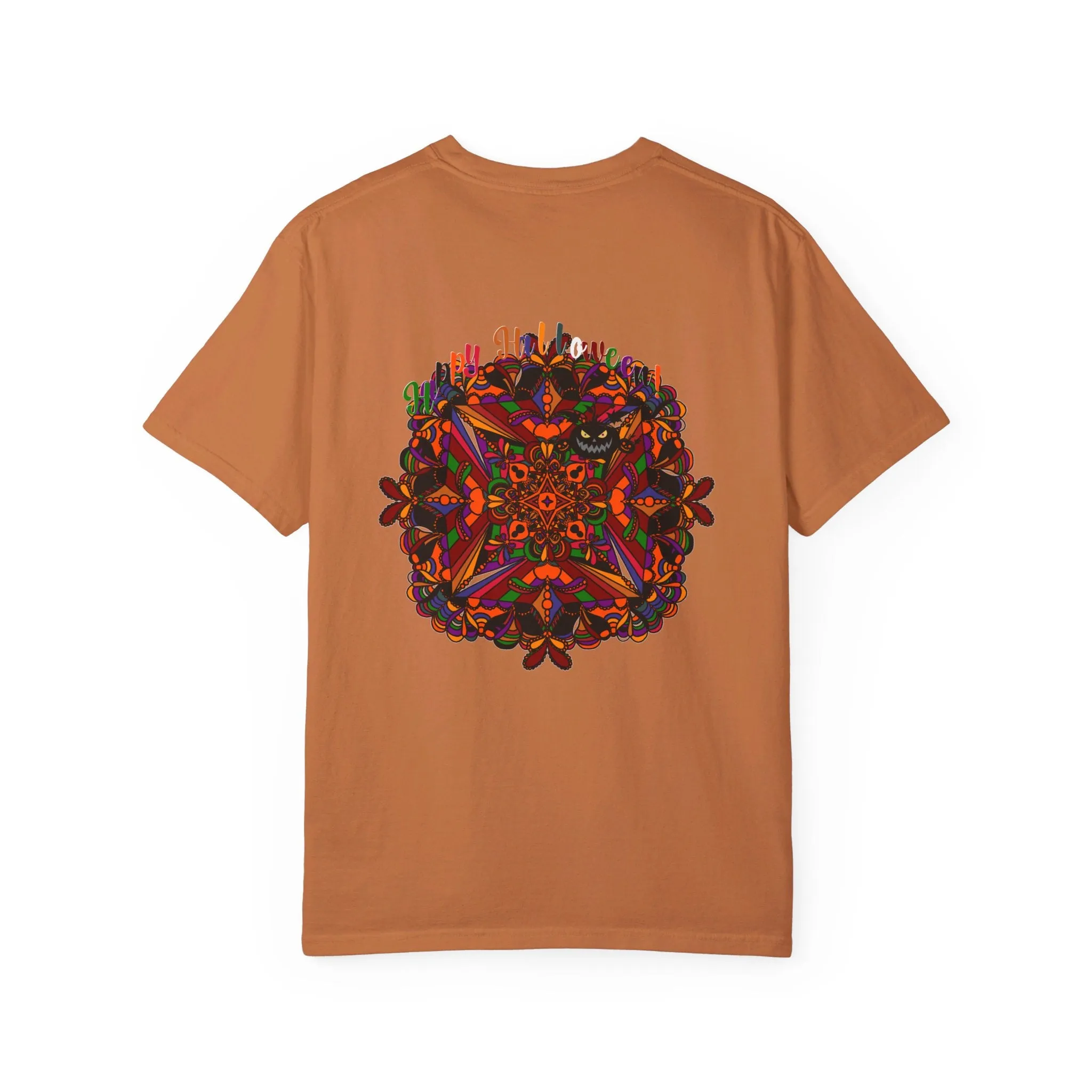 Handmade Pumpkin Mandala Design Tee