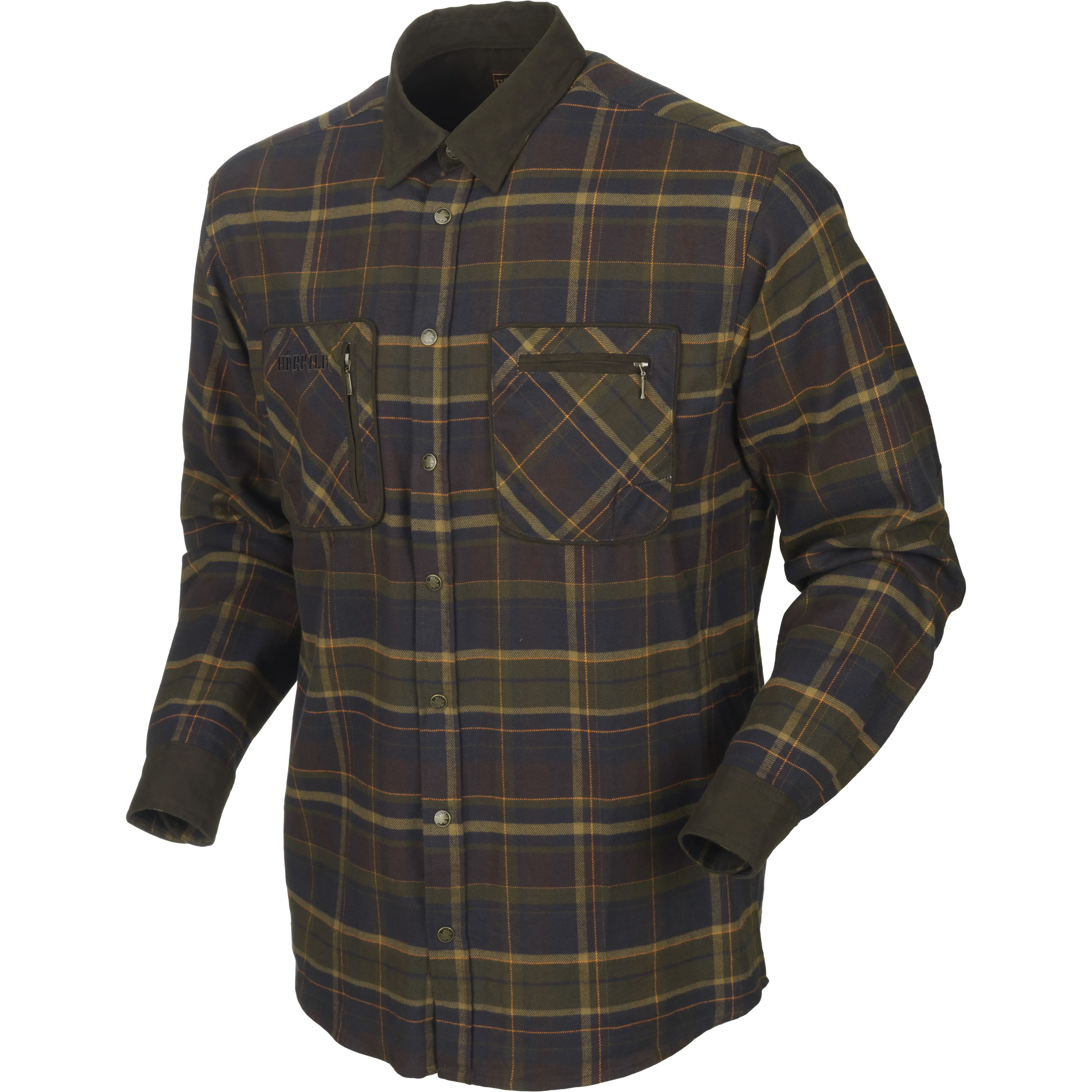 Härkila Men&#x27;s Pajala Shirt Mellow Brown Check | Buy Härkila Men&#x27;s Pajala Shirt Mellow Brown Check here | Outnorth