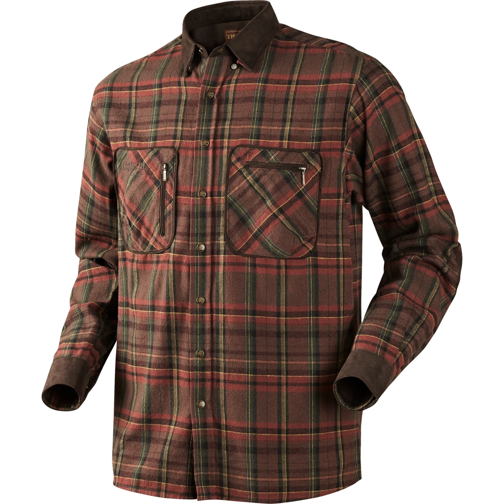 Härkila Men&#x27;s Pajala Shirt Red Check | Buy Härkila Men&#x27;s Pajala Shirt Red Check here | Outnorth