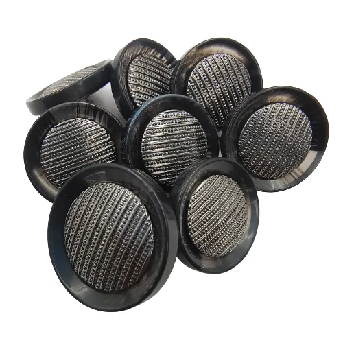 Intricate Grooved Button (Pack of 8 Buttons)