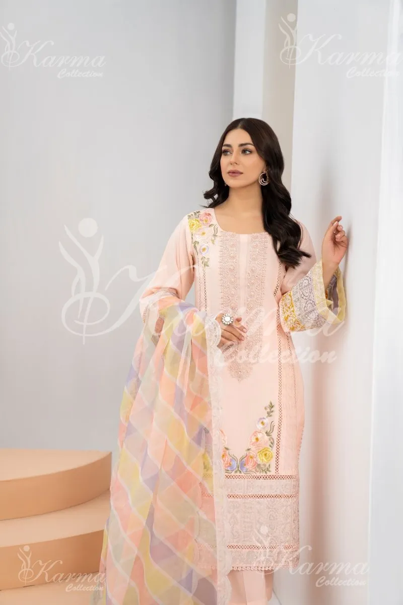 Karma Festive Embroidered Suit KAR54