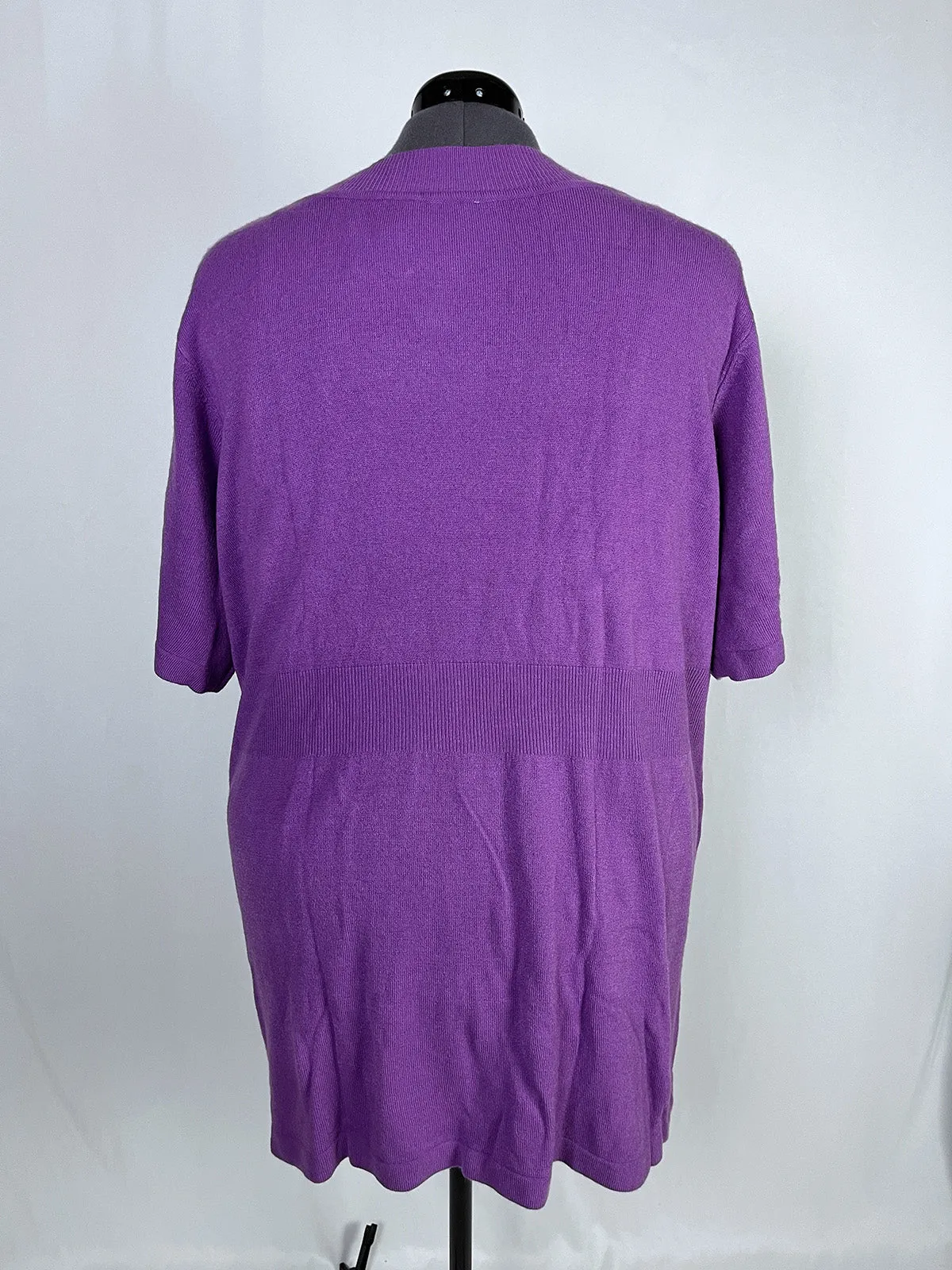 Liz & Me Size 4X (30/32) Plum Sweater NWT