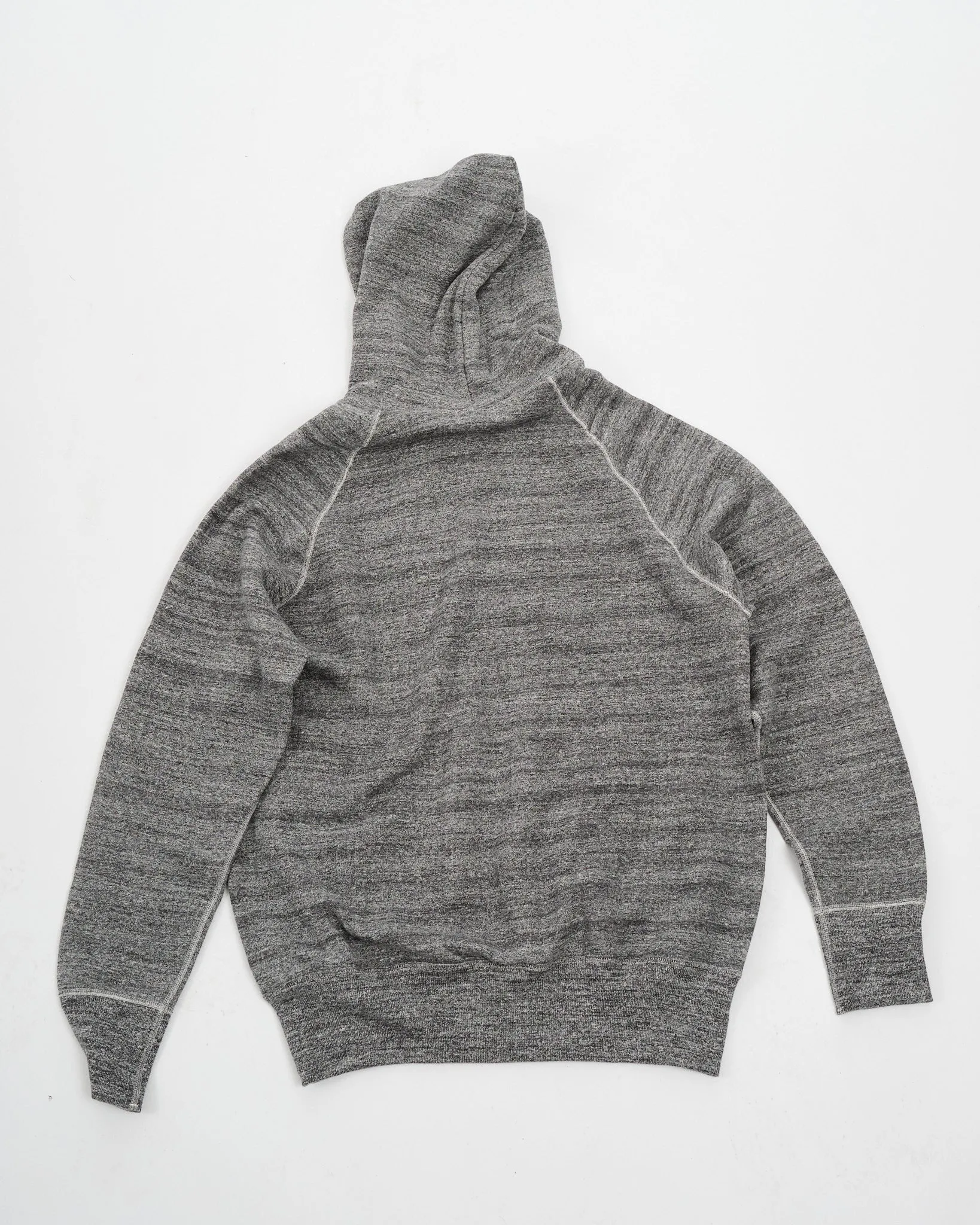 Lot 262 Four Needle Raglan Hoodie Dark Heather Grey