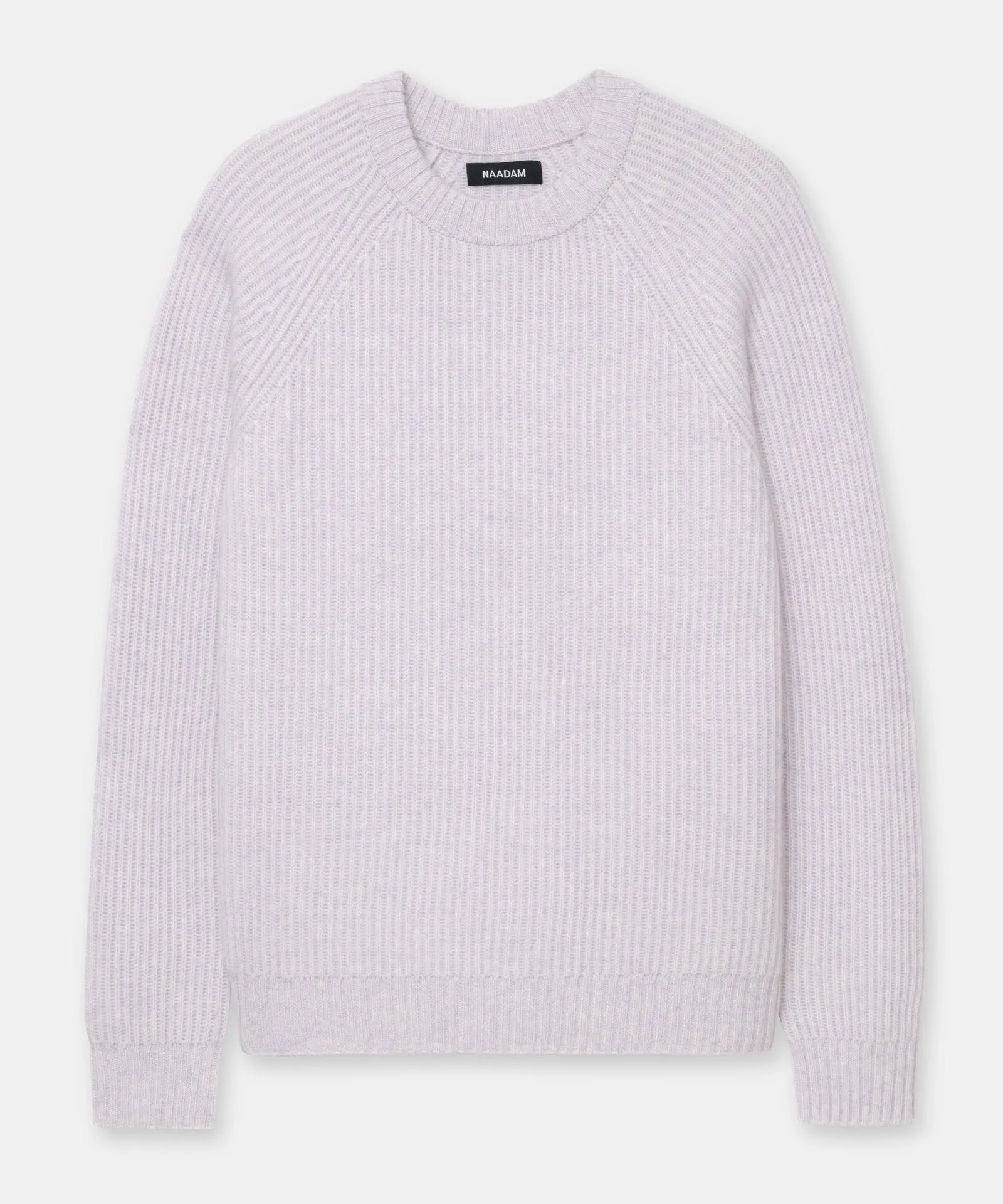 Luxe Cashmere Fisherman Crewneck Sweater