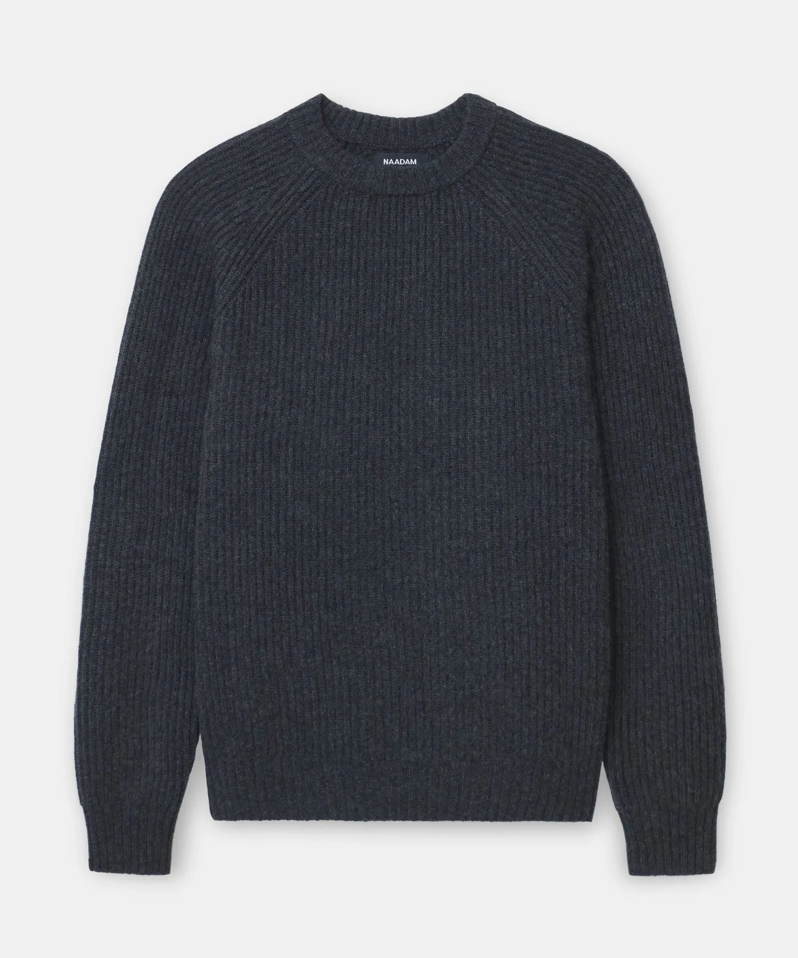 Luxe Cashmere Fisherman Crewneck Sweater