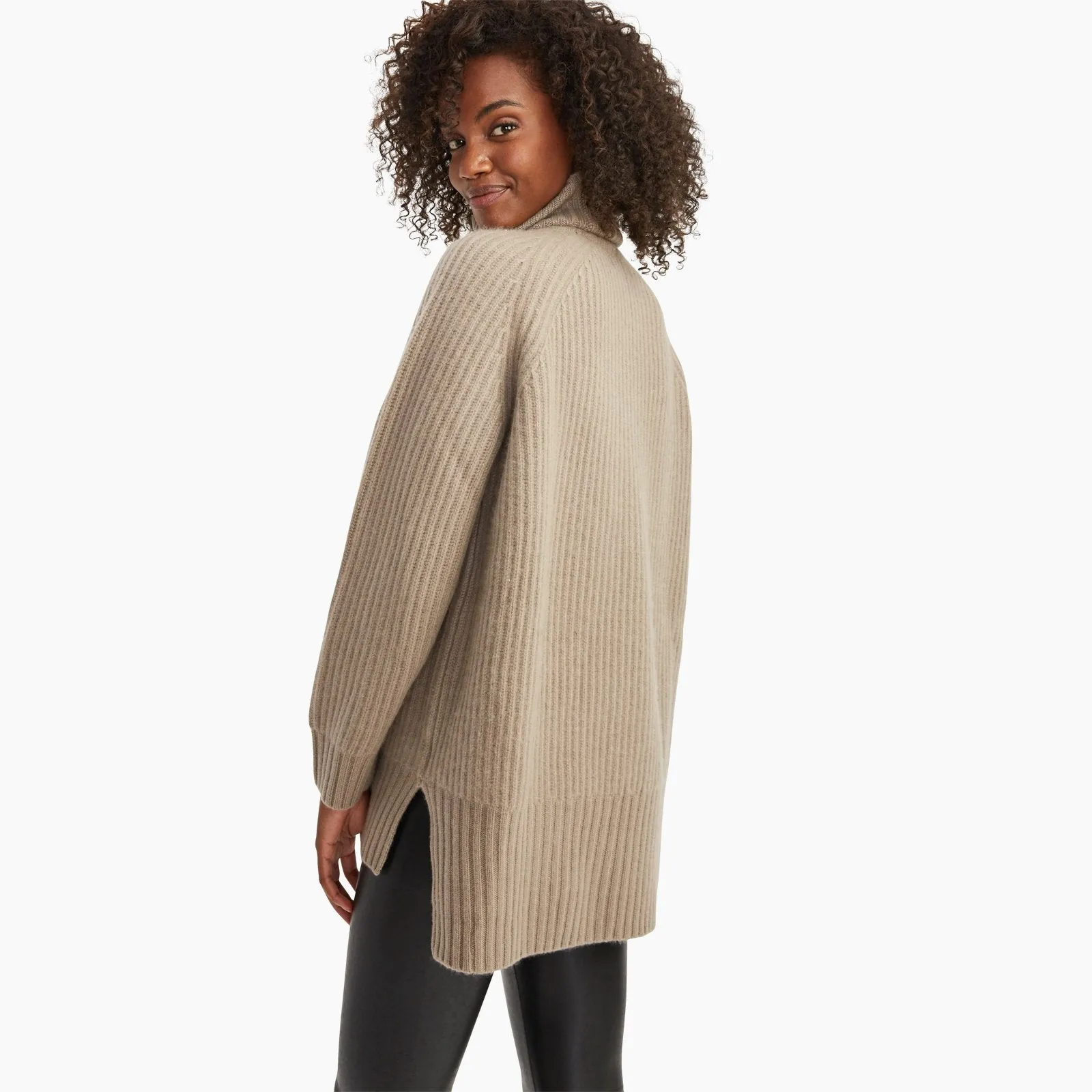 Luxe Cashmere Fisherman Turtleneck