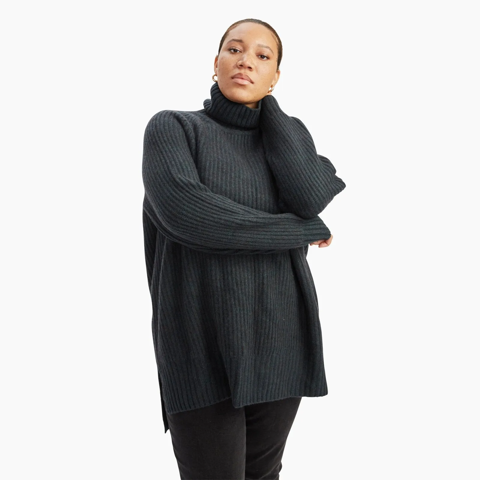 Luxe Cashmere Fisherman Turtleneck