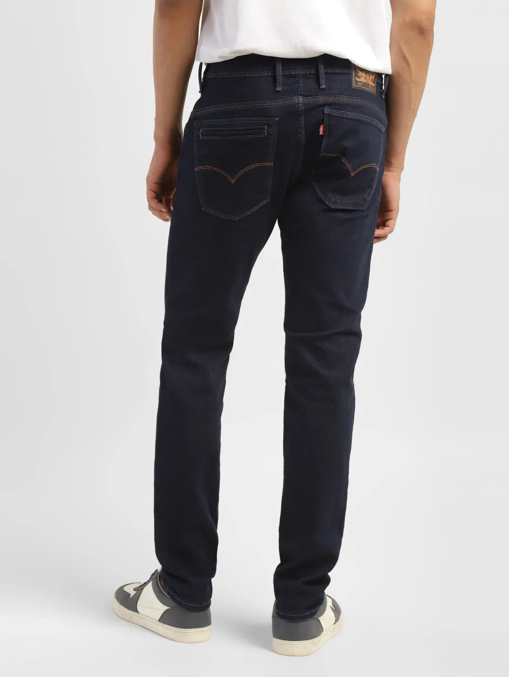 Men's 512 Dark Blue Slim Tapered Fit Jeans