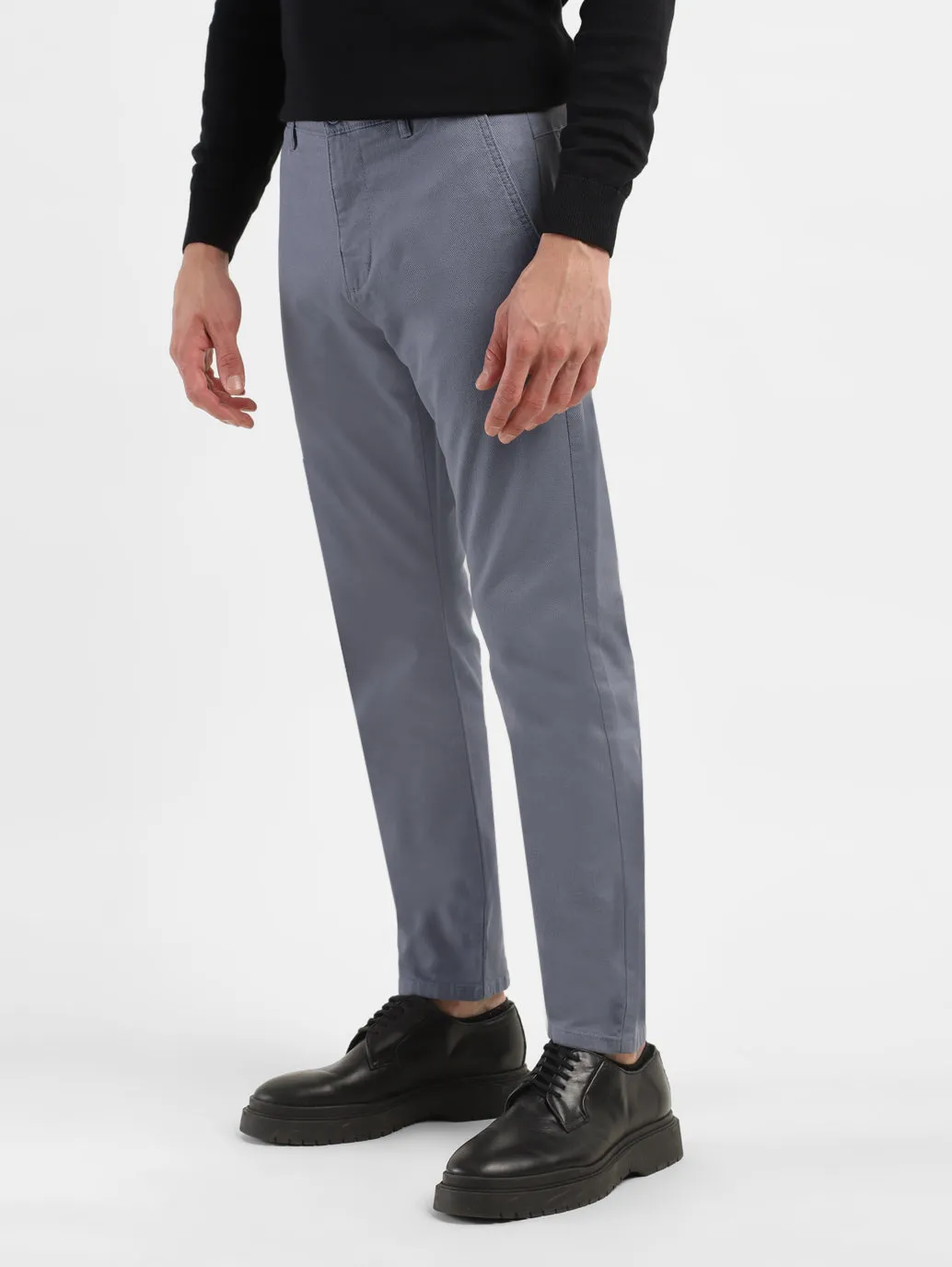 Men's 512 Grey Slim Tapered Fit Trousers