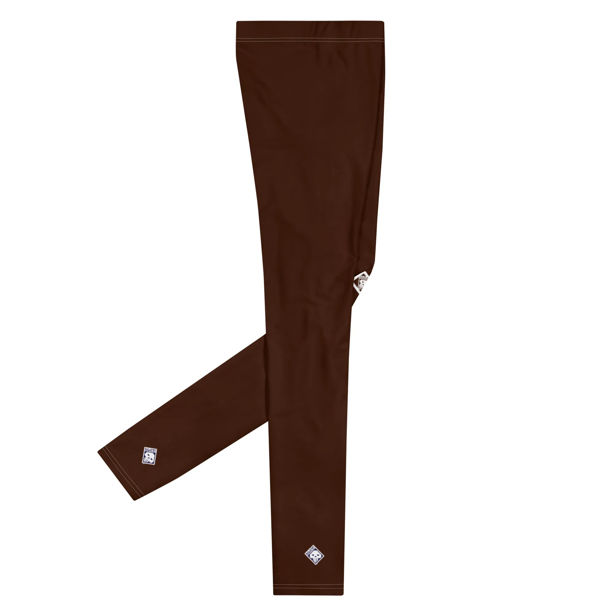 Men's Athletic Workout Leggings For Jiu Jitsu 006 - Chocolate