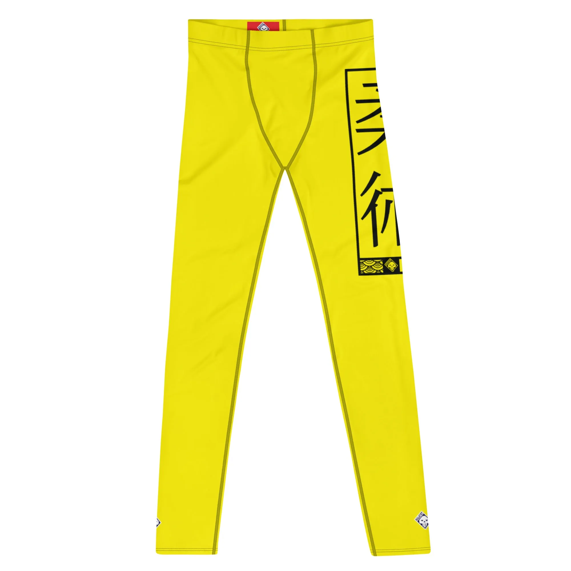 Men's Athletic Workout Leggings For Jiu Jitsu 017 - Golden Sun