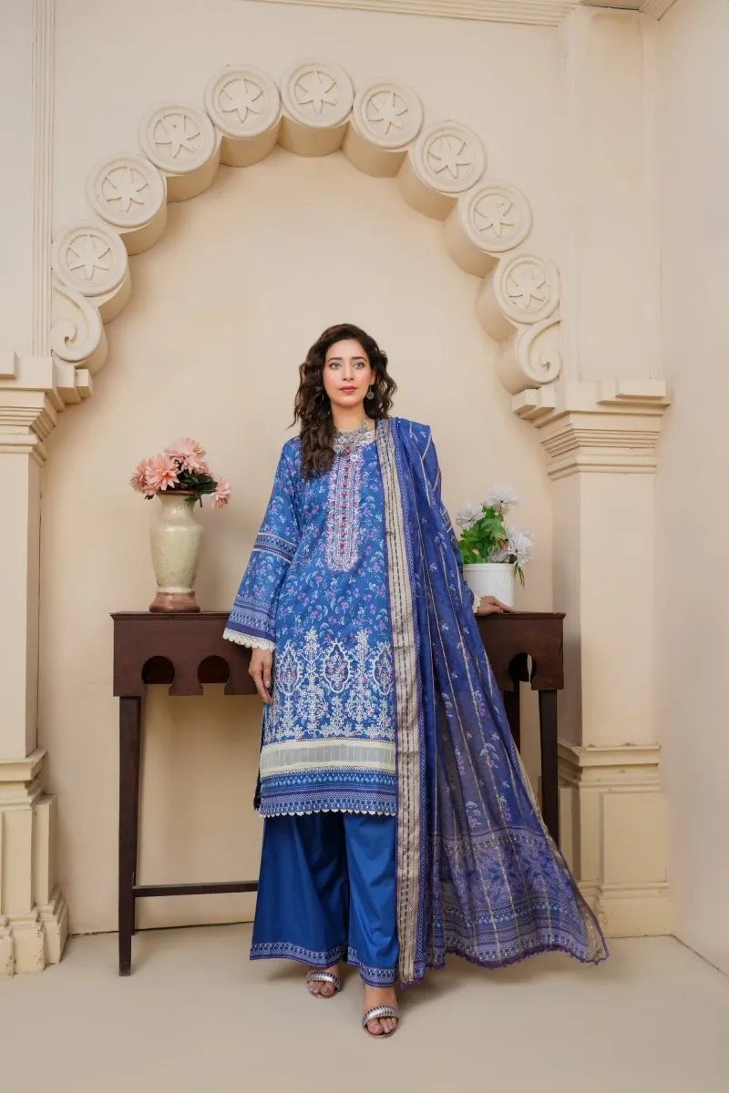 Munira Lawn 3 Piece Pakistani Suit MUN579