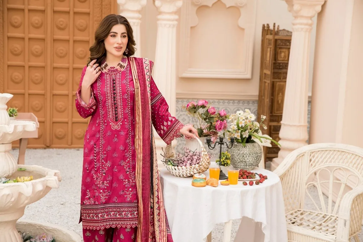 Munira Linen 3 Piece Suit MUN558