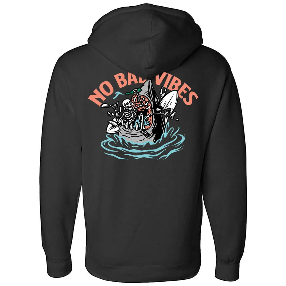 No Bad Vibes Hoodie - Black