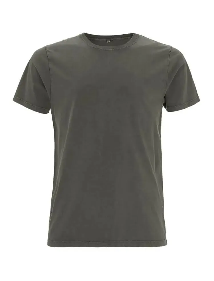 Organic Jersey T-Shirt Stone Washed Grey by Earth Positive