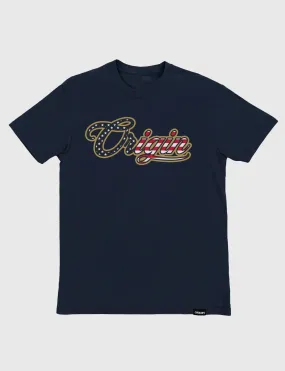 ORIGIN™ CORE T-SHIRT - SCRIPT USA GRAPHIC