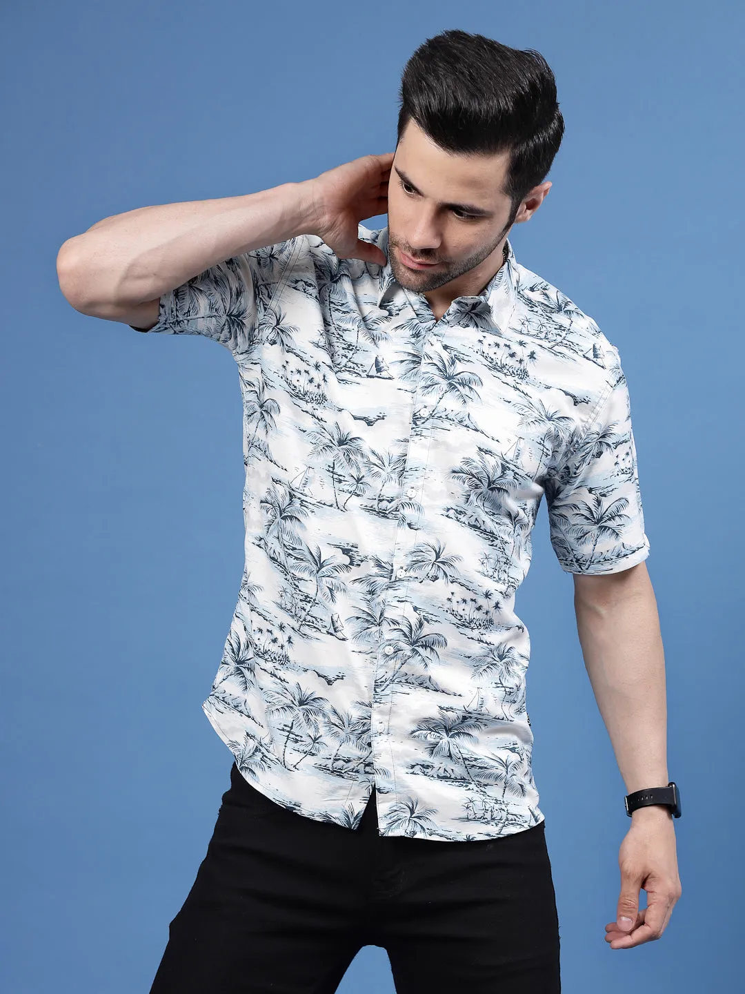 Palm Paradise Rayon Shirt