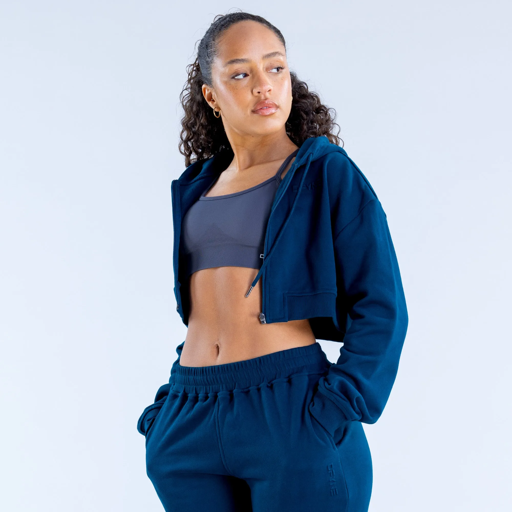 Revive Mid Weight Crop Zippy