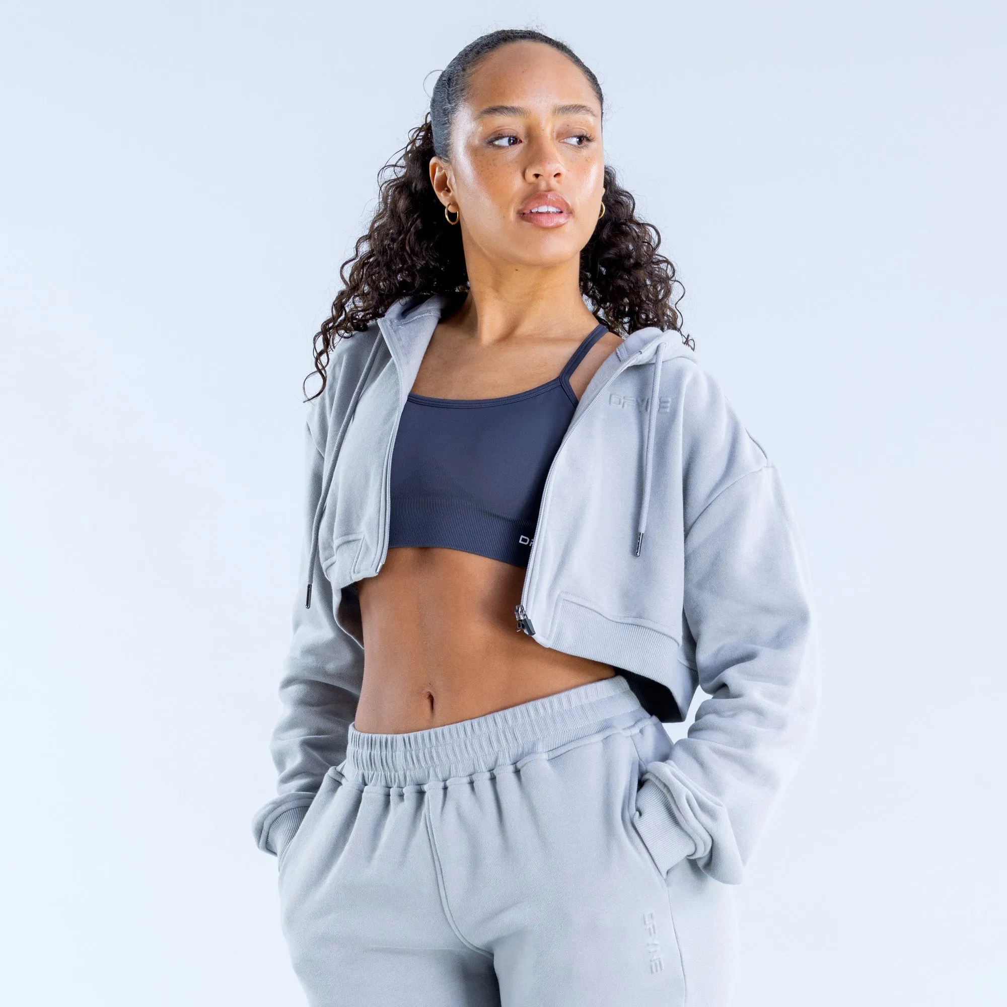 Revive Mid Weight Crop Zippy