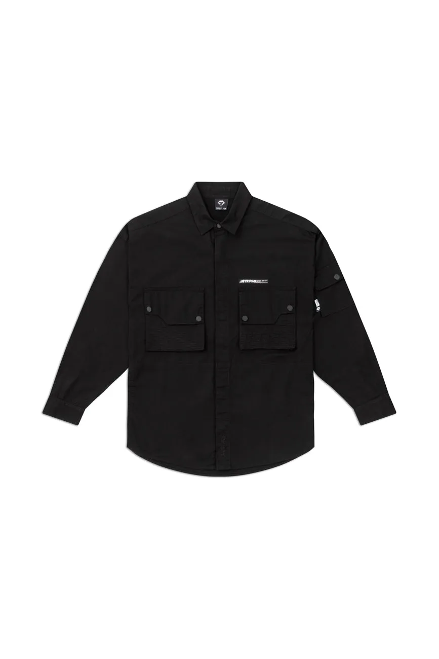 Ripstop Shacket // Black