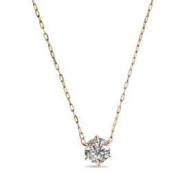 Round Diamond Solitaire Pendant