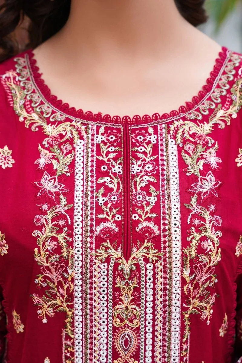 Sajni Embroidered Cotton Pakistani Suit SAJ09