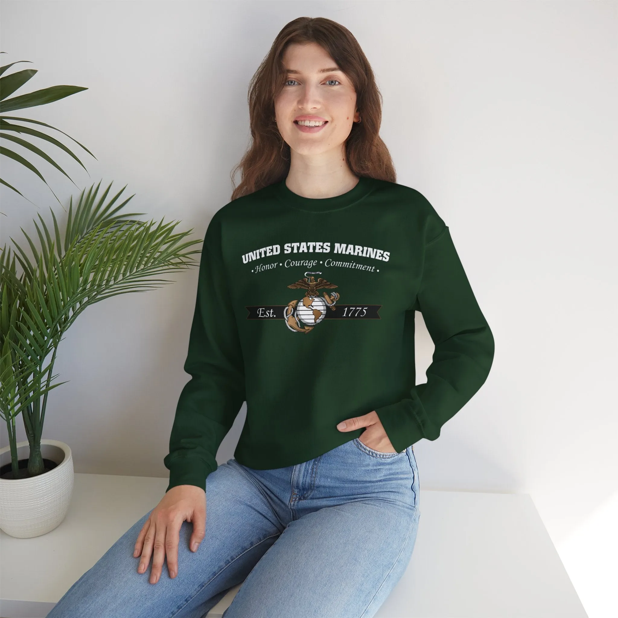 Sweatshirt: Honor, Courage, Commitment (Color Choices)