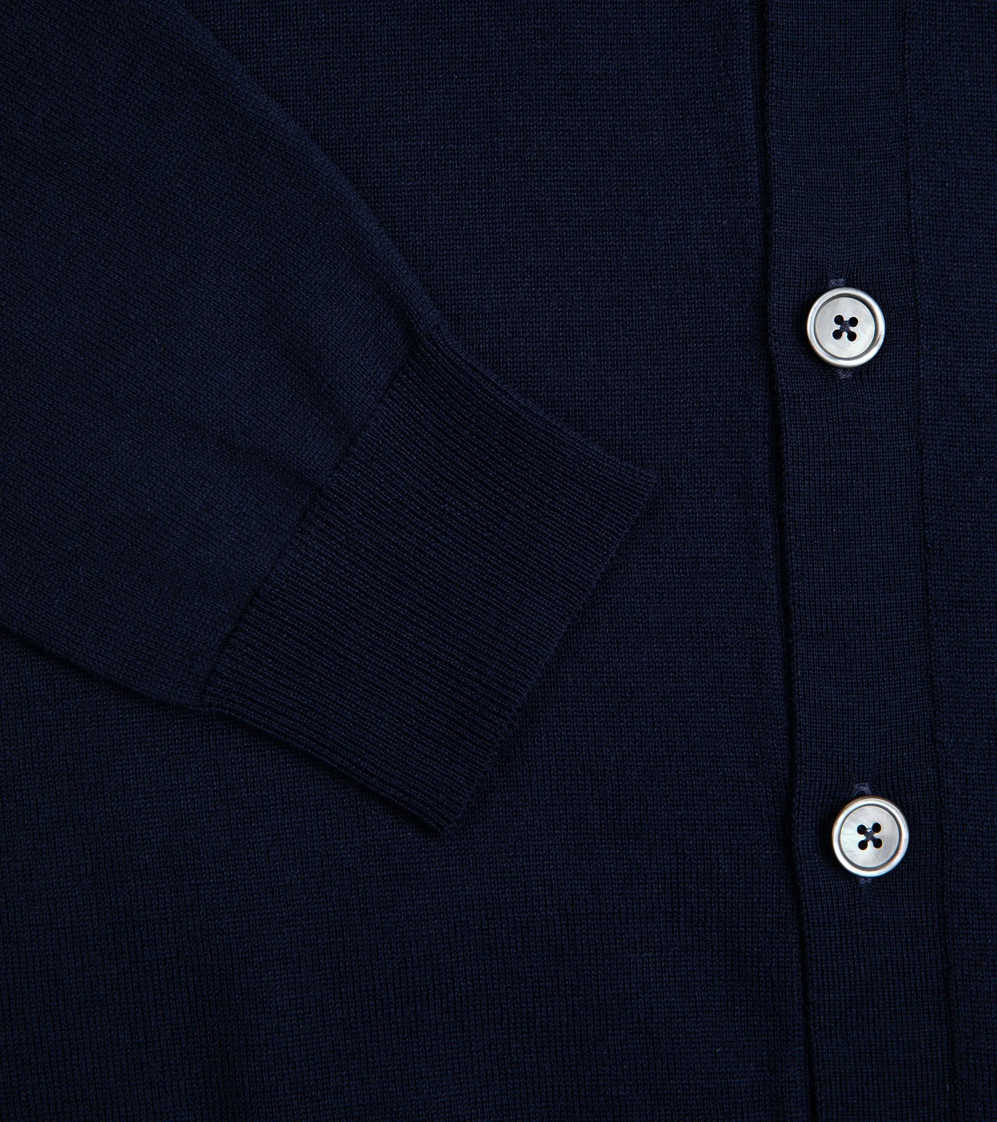 Trunk Stratton Merino Cardigan: Navy