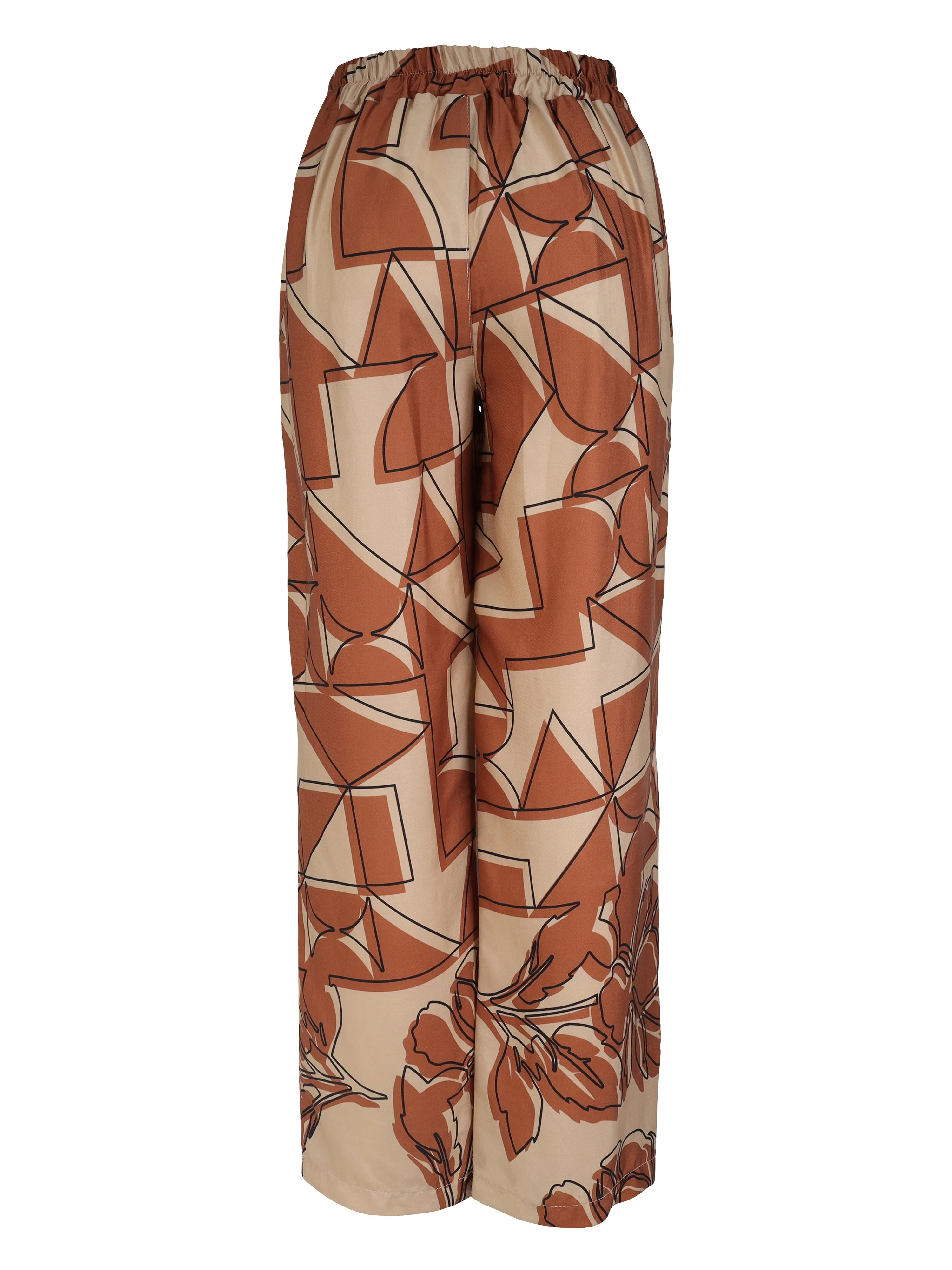 ULJANA Trousers - Mocca mix