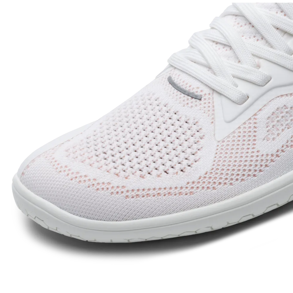 Vivobarefoot Primus Lite Knit Womens White/ Peach Melba