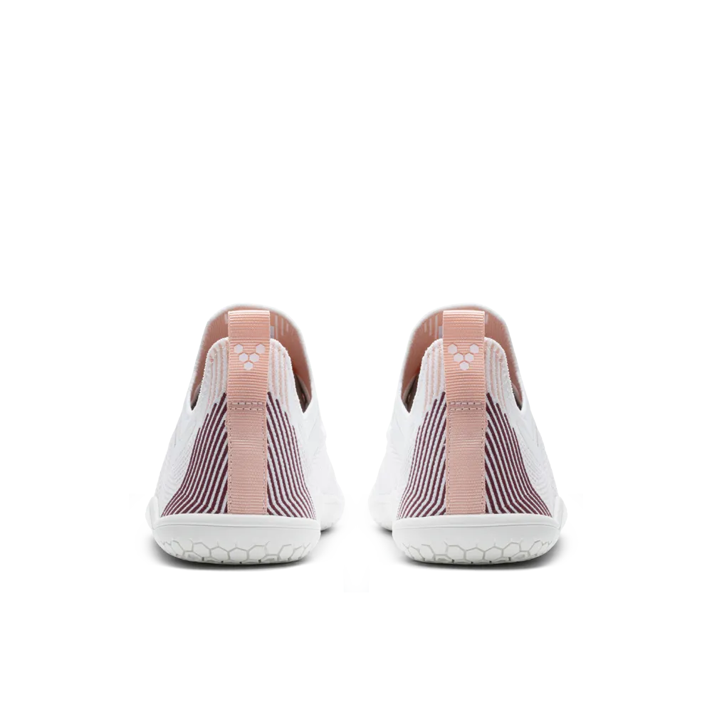 Vivobarefoot Primus Lite Knit Womens White/ Peach Melba