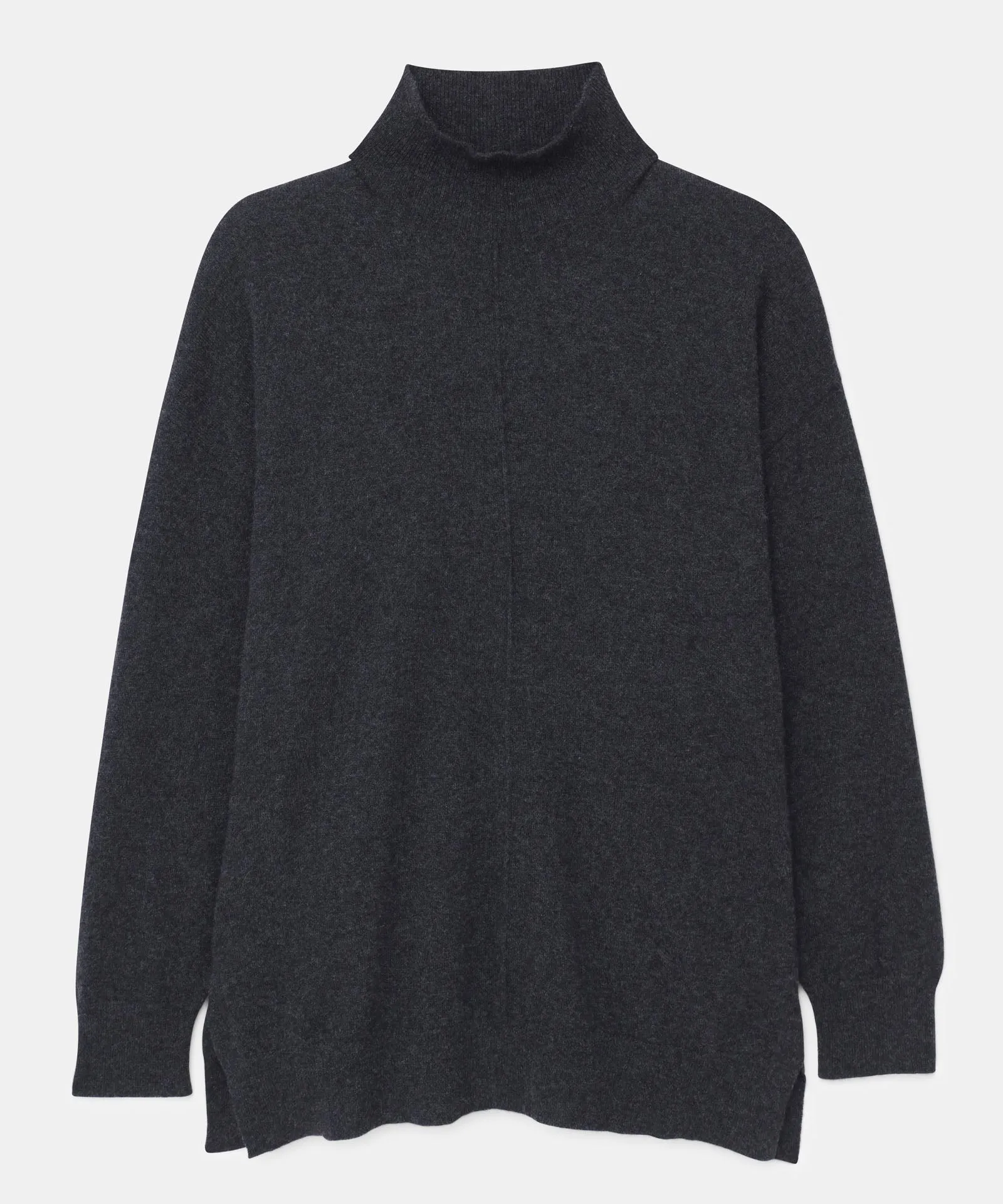 Washable Cashmere Turtleneck Tunic