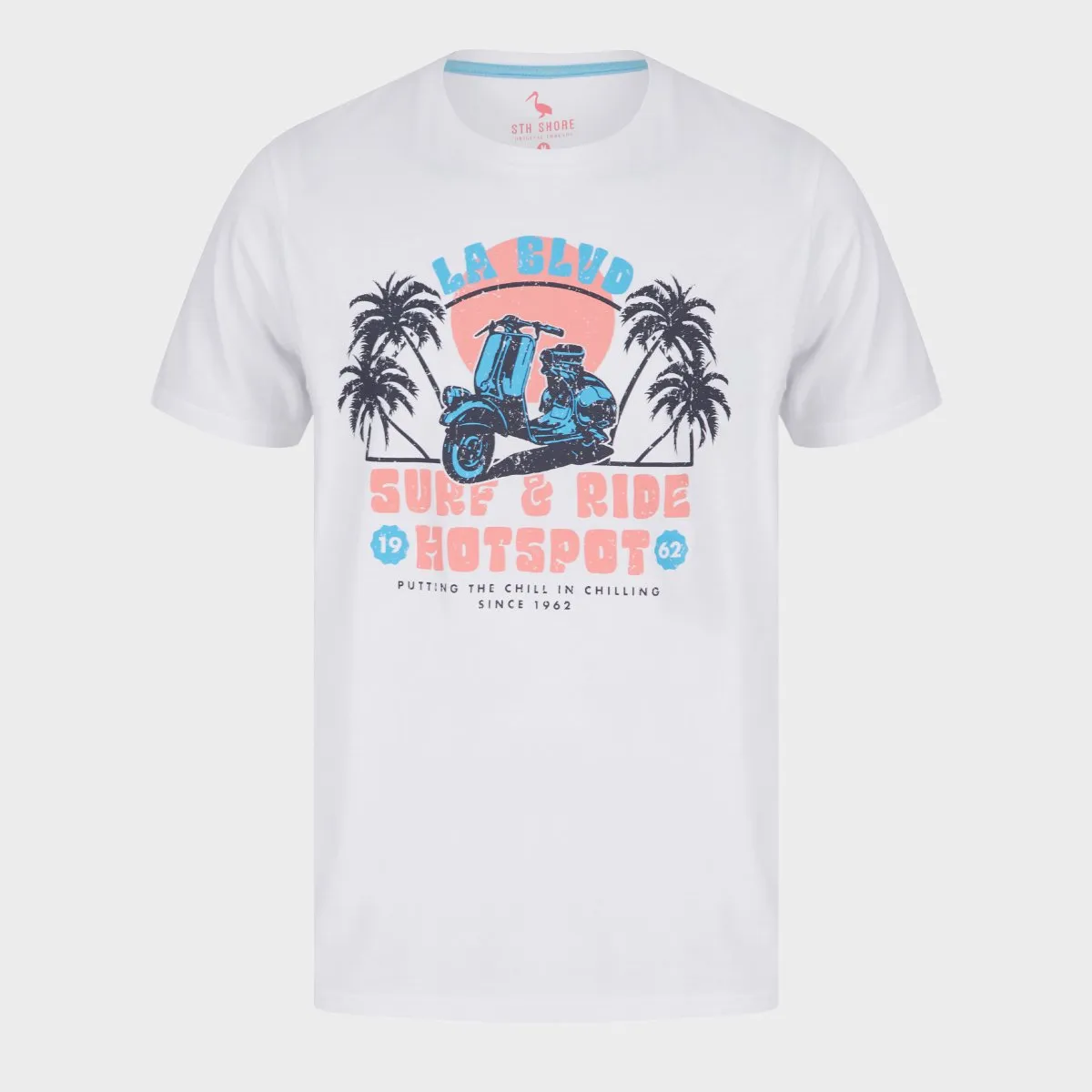 White Surf and Ride T-Shirt