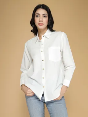 Women Linen Premium Casual Wear Shirt