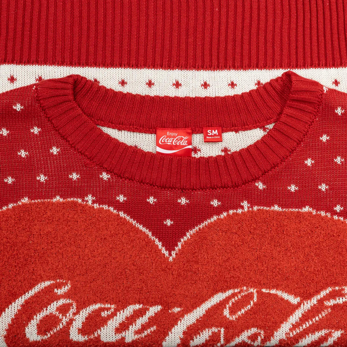 Women's Coca-Cola Polar Bear Love Ugly Christmas Sweater