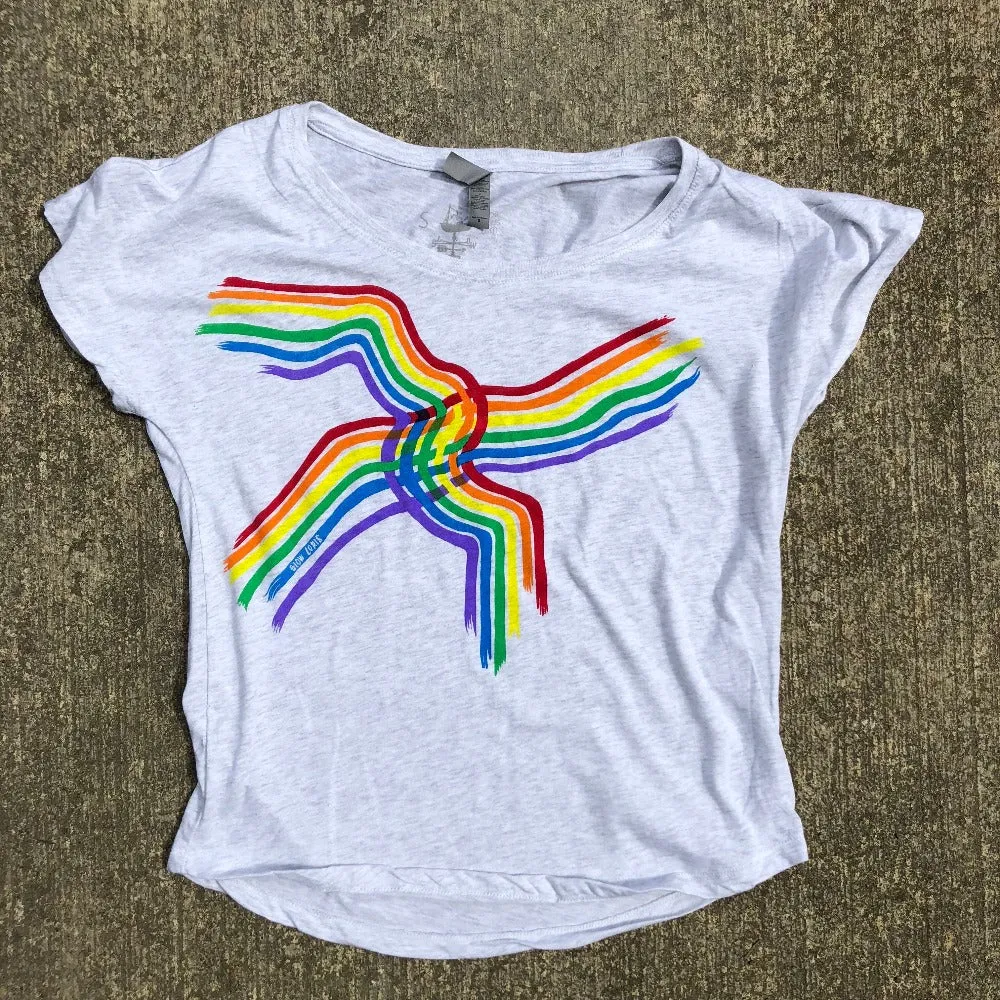 Women's Rainboweave Relaxed Fit T Shirt