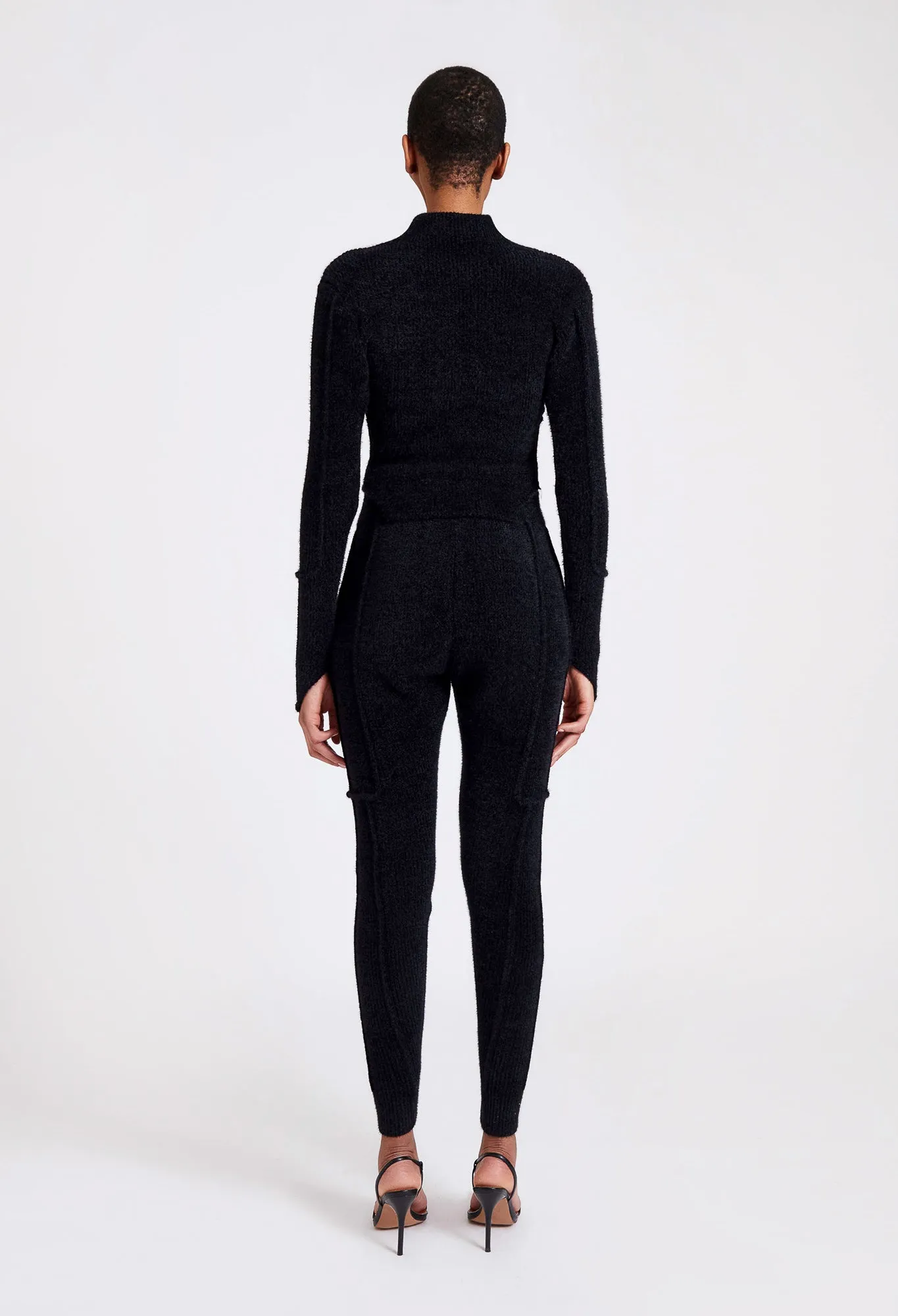 Wool Knit Turtleneck - Panther